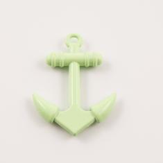 Metal Anchor Light Green 2.6x2cm