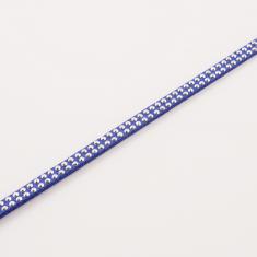 Suede Leathe Double Studs Blue 5mm