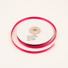 Satin Double Face Ribbon Fuchsia 6mm