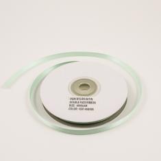 Satin Double Face Ribbon Seafoam 6mm