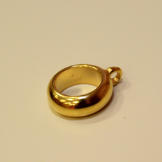 Gold Plated Hoop for 10mm