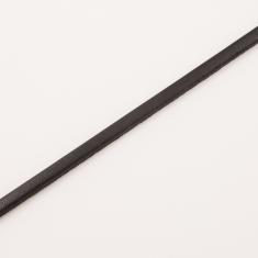 Leather Strip Black 5mm