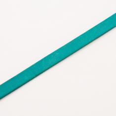 Leather Strip Blue-Green 10mm