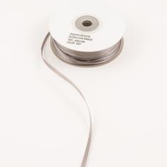 Satin Double Face Ribbon Gray 3mm