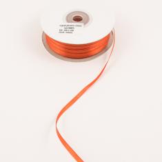 Satin Double Face Ribbon Orange 3mm