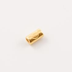 Gold Plated Metal Tube (0.6x0.3cm)