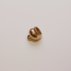 Connector Plastic Pink-Gold 10mm