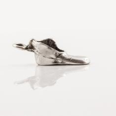 Metal Shoe Silver (2.6x0.9cm)