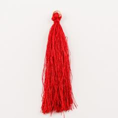 Φούντα Συνθετική Κόκκινη (10cm)