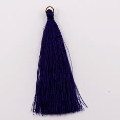 Φούντα Συνθετική Μπλε Σκούρο (10cm)