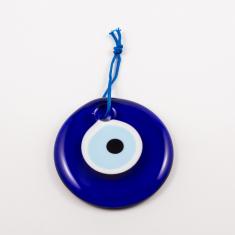 Γυάλινο Μάτι Μπλε (9cm)