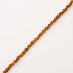 Polygonal Beads Honey (3mm)