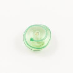 Flat Satellite Bead Seafoam 15x8mm