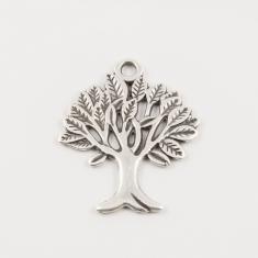 Tree of Life Silver (4.3x3.5cm)