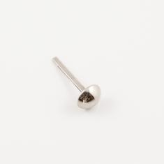 Metal Double Nail Silver (2.2x0.9cm)