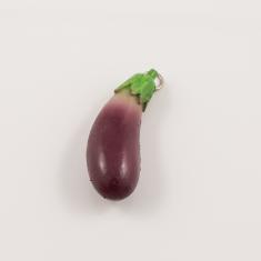 Eggplant Fimo (5.2x1.7cm)