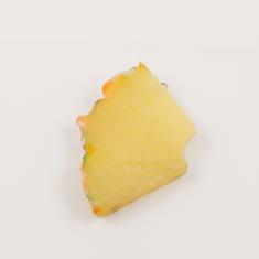 Pineapple Slice Fimo (7x5cm)