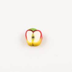Μήλο Φίμο Κόκκινο-Κίτρινο (1.4x1.1cm)