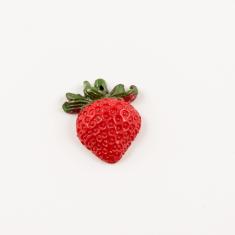 Acrylic Strawberry Red (2.4x2cm)