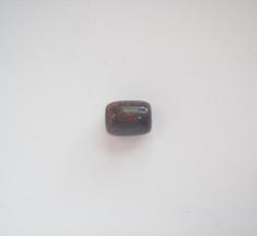 Χάντρα Ακρυλική Μπορντό-Μαύρο(1.5x1cm)