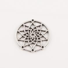 Metal Pendant Dreamcatcher (3.8x3.5cm)