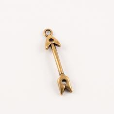 Metal Arrow Bronze (3.4x0.8cm)