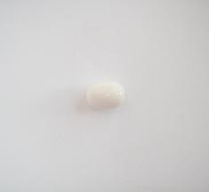 Χάντρα Ακρυλική Λευκή (1.5x1cm)